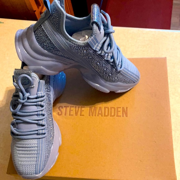 Steve Madden Shoes - Steve Madden Maxima (Baby Blue Multi) Size 7.5